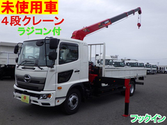 日野 中型 平ボディ（クレーン付） 2KG-FE2ACA (107376) 1枚目