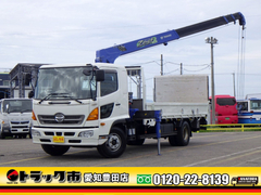 日野 中型 平ボディ（クレーン付） TKG-FD7JLAA (109964) 1枚目