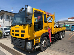 Isuzu Large Crane equipped trucks LKG-CXM77AT (110397) 1枚目