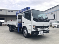 三菱ふそう 中型 平ボディ（クレーン付） 2RG-FEAV0 (107897) 1枚目