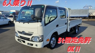 日野 小型 Wキャブ TKG-XZU665M (12370) 1枚目