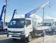 Mitsubishi Fuso Small Crane equipped trucks 2PG-FEB90 (104247) 1枚目