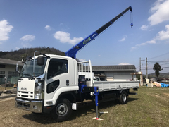 いすゞ 中型 平ボディ（クレーン付） SKG-FRR90S2 (5744) 1枚目