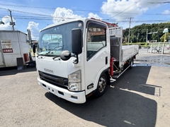 いすゞ 小型 平ボディ（クレーン付） TRG-NPR85AN (108829) 1枚目