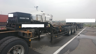 Fullhalf Large Flatbed trailer KFKDH320 (2271) 1枚目