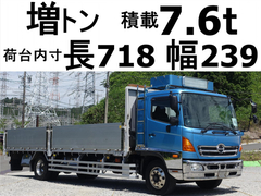 日野 増トン 平ボディ QKG-FE7JPAA (66436) 1枚目