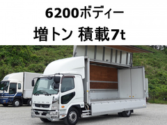 Mitsubishi Fuso 6studs large Aluminium Wing body QKG-FK62FZ (89838) 1枚目