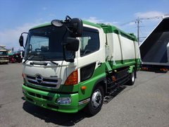 Hino 6studs large Packer compress trucks QKG-FJ7JGAA (89943) 1枚目