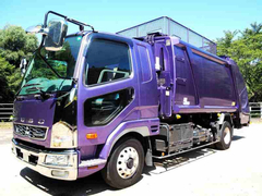 Mitsubishi Fuso Middle Packer compress trucks TKG-FK61F (90088) 1枚目