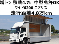 Isuzu 6studs large Aluminium Wing body SKG-FSR90T2 (91588) 1枚目