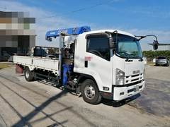 いすゞ 中型 平ボディ（クレーン付） PKG-FPR90S2 (4347) 1枚目