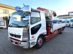 三菱ふそう 増トン 平ボディ（クレーン付） 2KG-FK62FZ (97813) 1枚目