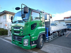 いすゞ 大型 平ボディ（クレーン付） QKG-CYZ77B (98258) 1枚目