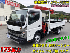 Mitsubishi Fuso Small Crane equipped trucks 2PG-FEB90 (98514) 1枚目