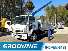 いすゞ 中型 平ボディ（クレーン付） 2RG-FRR90S2 (99172) 1枚目