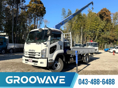 いすゞ 中型 平ボディ（クレーン付） TKG-FRR90S2 (99201) 1枚目