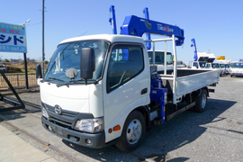 Hino Small Crane equipped trucks TKG-XZU695M (102240) 1枚目