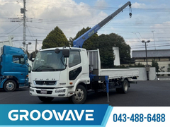 三菱ふそう 中型 平ボディ（クレーン付） 2KG-FK61F (102505) 1枚目