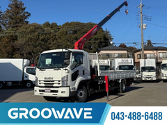 いすゞ 中型 平ボディ（クレーン付） 2RG-FRR90S2 (102619) 1枚目