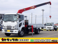 いすゞ 中型 平ボディ（クレーン付） 2PG-FRR90S1 (102699) 1枚目