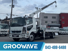 Mitsubishi Fuso Middle Crane equipped trucks 2KG-FK61F (102935) 1枚目