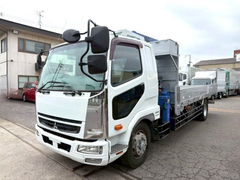 三菱ふそう 増トン 平ボディ（クレーン付） QKG-FK62FZ (103318) 1枚目