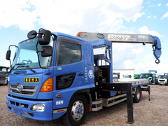 日野 増トン 平ボディ（クレーン付） ADG-FE8JLWA (104067) 1枚目