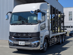 三菱ふそう 大型 平ボディ（クレーン付） 2KG-FV80VYP (104401) 1枚目