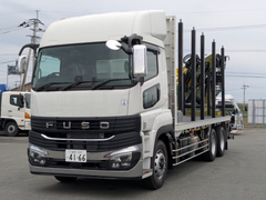 三菱ふそう 大型 平ボディ（クレーン付） 2KG-FV80VYP (104403) 1枚目