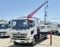 日野 増トン 平ボディ（クレーン付） 2KG-FE2ACA (104814) 1枚目
