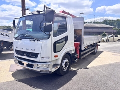 三菱ふそう 増トン 平ボディ（クレーン付） QKG-FK62FZ (108215) 1枚目