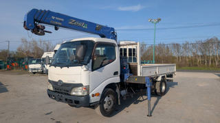 Hino Small Crane equipped trucks SKG-XZU650M (109903) 1枚目
