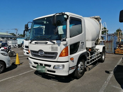 日野 増トン ミキサー車 LKG-FJ7JDAA (6977) 1枚目