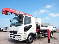三菱ふそう 増トン 平ボディ（クレーン付） QKG-FK62FZ (110548) 1枚目