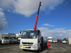 三菱ふそう 中型 平ボディ（クレーン付） 2PG-FK72N (97666) 1枚目