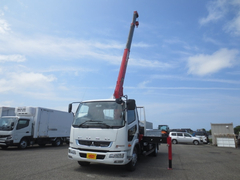 三菱ふそう 中型 平ボディ（クレーン付） 2KG-FK71F (109802) 1枚目