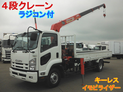 いすゞ 中型 平ボディ（クレーン付） TKG-FRR90S1 (3551) 1枚目
