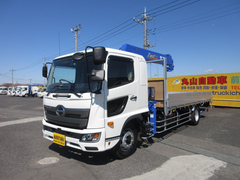 日野 増トン 平ボディ（クレーン付） 2KG-FE2ACG (107967) 1枚目