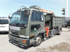 UDトラックス（日産） 中型 平ボディ（クレーン付） KK-MK252FH (2219) 1枚目