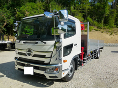 日野 増トン 平ボディ（クレーン付） 2KG-FE2ACG (108648) 1枚目