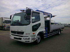 三菱ふそう 中型 平ボディ（クレーン付） 2KG-FK62F (108839) 1枚目