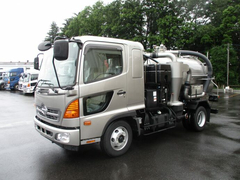 日野 中型 バキュームダンパー/汚泥吸引車 SDG-FD7JDAA (9624) 1枚目