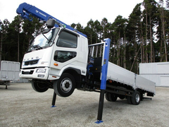 三菱ふそう 中型 平ボディ（クレーン付） 2KG-FK62FZ (7743) 1枚目
