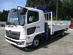日野 中型 平ボディ（クレーン付） 2KG-FD4ABA (30925) 1枚目
