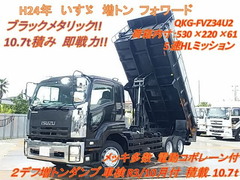 いすゞ 増トン 土砂ダンプ QKG-FVZ34U2 (12603) 1枚目