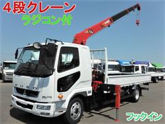 Mitsubishi Fuso Middle Crane equipped trucks 2KG-FK62F (34738) 1枚目