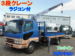 三菱ふそう 中型 平ボディ（クレーン付） PA-FK61FJ (10262) 1枚目