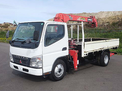 Mitsubishi Fuso Small Flat body PA-FE73DEN (27513) 1枚目