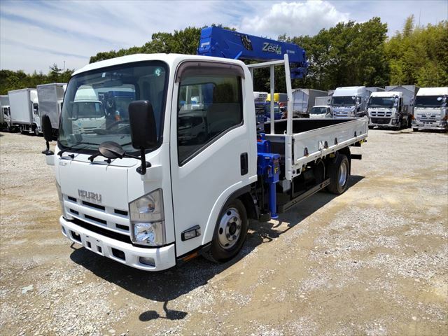いすゞ エルフ 小型 平ボディ（クレーン付） TKG-NMR85AR(11586) 3枚目