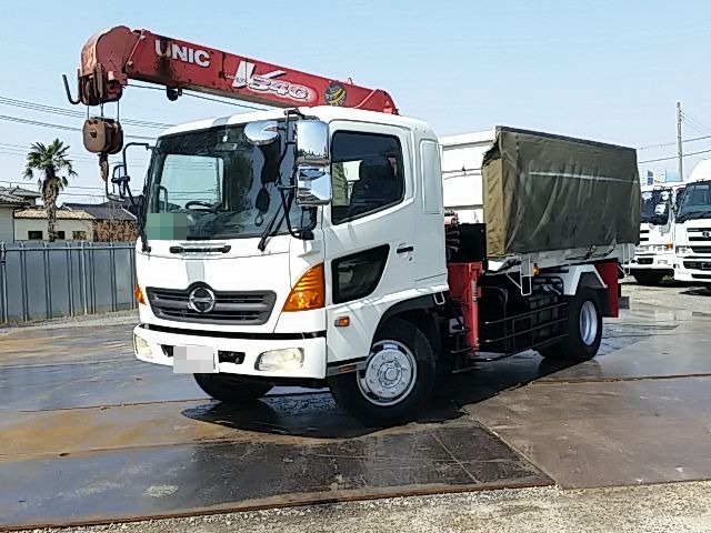 日野 レンジャー 増トン 平ボディ（クレーン付） KL-FE1JGEA(9325) 3枚目
